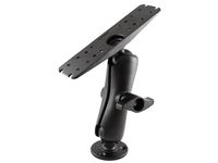 Ram Mounts RAM-D-111U 2.25-Inch Diameter Ball Mount with 11-Inch by 3-Inch Rectangle Base, Black Finish