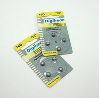 Digihear zinc air hearing aid batteries