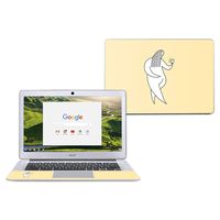 MightySkins Skin Compatible with Acer Chromebook 14" CB3-431 - Chubby Selfie | Protective, Durable, and Unique Vinyl Decal wrap Cover | Easy to Apply, Remove, and Change Styles | Made in The USA