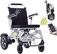 APP Intelligent Control Electric Wheelchair Full Automatic Folding Smart Wheelchair - Weighs Just 65 Lbs Can Bear 330 Lbs