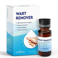 Maximum Strength Wart Removal Treatment by Puriderma - Pain-Free, Permanent Solution to Common, Plantar Warts (10ml)