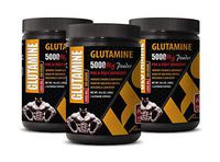 Post Workout Powder for Men - GLUTAMINE Powder 5000MG - PRE and Post Workout - glutamine Powder Non-GMO - 3 Cans 900 Grams