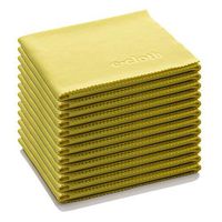 E-Cloth Glass & Polishing Microfiber Cleaning Cloth, Daffodil Yellow, 12 Count