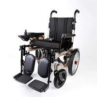 NADAENW Lightweight Foldable Power Electric Wheelchair Aerospace Aluminum Crafted Design Dual Powerful Motor Electric Wheelchair