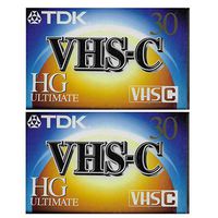 TDK VHS-C HG Ultimate 2-Pack