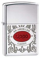 Zippo American Classic Armor High Polish Chrome Lighter