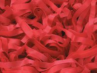 HOT RED Gift Basket Shred Shredded Tissue Paper Filler Display Bedding (6 oz Bag)