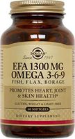 EFA Omega 3-6-9, 1300 mg, 120 S Gels by Solgar (Pack of 3)