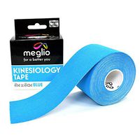 Meglio Kinesiology Tape Uncut 5m Roll, Latex Free, Therapeutic & Hypoallergenic Sports Strapping Tape, Breathable and Waterproof Adhesive Muscle Tape, Support Muscles for Sports & Injury Recovery