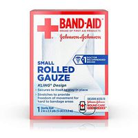 Band Aid Brand First Aid Products Flexible Rolled Gauze Care Dressing, 2 in x 2.5 yd