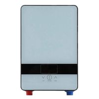 Fishlor Home Water Heater, 220V 6500W Tankless Instant Electric Hot Water Heater for Home Bathroom Shower, Electric Water Heater, Water Heater