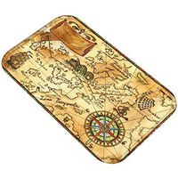 MG554zy0 Retreo World Map Hallway Floor Mat Door Entrance Rug Anti-slip Bathroom Carpet Retreo World Map Hallway Floor Mat Door 1#