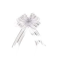 Mei Yun 12Pcs Gift Wrap Bows Gift Wrapping Present Decoration Pull Bows for Christmas Wedding Valentine's Day (White)