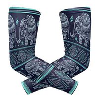 WXLIFE Ethnic Aztec Indian Elephant Sun Uv Protection Sport Arm Sleeves for Men Women Kids Running Basketball Cycling Arm Warmer Sleeves 1 Pair