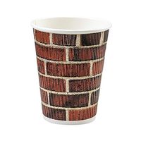 Design Cups - Brick Groove Cups - - Sold in Packs of 25 Cups