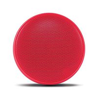 ECOXGEAR EcoDrop GDI-EXDRP307 Rugged Splashproof Portable Bluetooth Wireless 3 Watt Mini Speaker (Red)