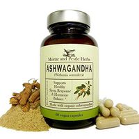 Mortar and Pestle Herbs Ashwagandha Capsules – Extra Strength Ashwagandha Extract, Pure Ashwagandha Organic Root Powder with BioPerine Black Pepper - 60 Vegan Capsules - Made in USA