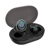 Bluetooth 5.0 Deep Bass True Wireless Earbuds Built-in Microphone, TRANYA B530 Touch Control Sports Wireless Headphones, 6-8 Hours Continuous Playtime, 60 Hours Total Playtime with Charging Case