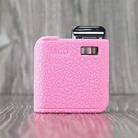 CEOKS for Smok MICO Silicone Case, Anti-Slip Protective Silicone Case Skin Rubber Cover for Smok MICO 26W AIO Mod Box Rubber case wrap Shield (Pink)