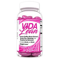 Stacker 2 Vidalean Fat Loss and Metabolism Boosting Unisex Dietary Supplement (60 Softgels) Raspberry