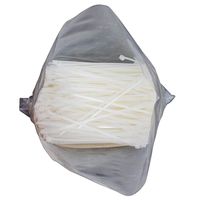 1000 Pc Bag Clear Nylon 4" Cable Zip Ties Self Locking Head UV Heat Resistant Outdoor Indoor for Bundling Tag Hold Wires Cords Crafts