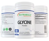 NutraBulk Glycine Amino Acid Powder - 500 Grams (1.1lbs)