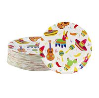 Mexican Party Plates (9 in., 80 Pack)