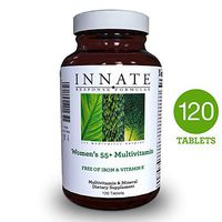 INNATE Response Formulas, Women’s 55+ Multivitamin, Daily Vitamin, Non-GMO, 120 Tablets (60 Servings)