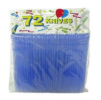 720 Plastic Knives (10 packets of 72) - Wholesale Offer For Caterers, Summer Festivals, Retailers