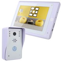 LIBO WiFi Video Doorbell Intercom IP Camera 7" Monitor Touch LCD Screen IR Outdoor Camera Waterproof Support iOS/Android Smart Phone