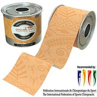 Dynamic Tape Beige Biomechanical, 2 inch by 16.4 feet roll, Designed to Sports Physio, Athletic Sport Performance, Foot Knee Muscle, Protect & Assist Motion, Injury Recovery, Hypoallergenic, No Latex