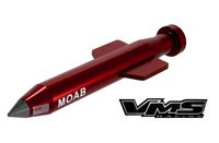 VMS RACING RED MOAB ANTENNA in Heavy Gauge CNC Machined Billet Aluminum Short Compatible with Jeep Gladiator JT