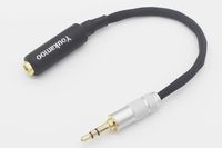 3.5mm Male to 4.4mm Female Silver Plated Headphone Earphone Audio Adapter Cable