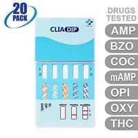 MiCare [20pk] - 7-Panel Urine Drug Test Card (AMP/BZO/COC/mAMP/OPI/OXY/THC) #MI-WDOA-274
