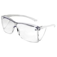 Sellstrom Lightweight, Over-The-Glass Safety Glasses, Protective Eyewear, Clear Lens, Clear Frame with Side shields (Qty 1), S79103