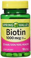 Spring Valley - Biotin 1000 mcg, 150 Tablets