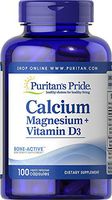 Puritan's Pride Calcium Magnesium Plus Vitamin D-100 Capsules
