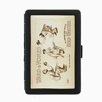 Perfection In Style Black Color Metal Cigarette Case D-136 Ward & Vokes The Head Waiters