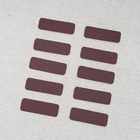 Rounded Rectangle Match Strikers 0.50" x 1.50" - Brown