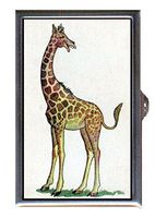Giraffe Laughing Color Antique Children's Art Decorative Pill Box