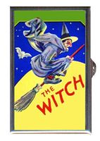 Witch Vintage Illustration Retro Evil Fun Decorative Pill Box