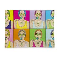 Ooze - Shatter Resistant Premium Glass Rolling Tray - (6.6x5x1) - Candy Shop (Small) - Indestructible Rolling Tray