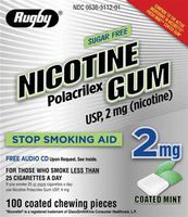 Nicotine Gum 2 MG Mint ***Rug Size: 40