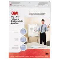 Professional Flip Chart Pad, Unruled, 25 X 30, White, 40 Sheets, 2/carton By: 3M