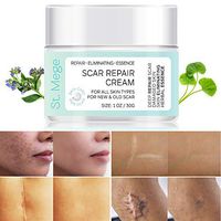 St. Mege Scar Repair Cream - For Adults - New and Old Scars - Acne Scars - Surgery Scars - Scars from Burns, Cuts, and Other Injuries - 1 oz / 30g.