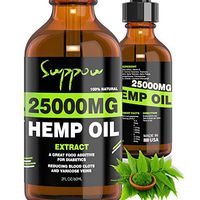 SUPPOU Oil for Anxiety Relief - 25000 MG - Premium Seed Grade - Natural Oil for Better Sleep, Mood & Stress - Improve Health - Vitamins & Fatty Acids