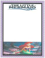 The Little Mermaid Smiling Stationery Printer Paper 26 Sheets