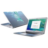 MightySkins Skin Compatible with Acer Chromebook 15" (2018) - Im Really A Mermaid | Protective, Durable, and Unique Vinyl Decal wrap Cover | Easy to Apply, Remove, and Change Styles | Made in The USA