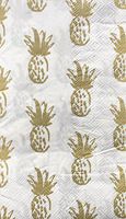Punch Studio Pineapple Party Guest Towels Buffet Hostess Paper Napkins (17846), 32 ct
