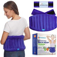 Microwavable Extra Large Heating Wrap for Lower Back Pain – Moist Heat Therapy Pad for Instant Relief in Case of Aches, Muscle Spasms, Pinched Nerves, Slipped Discs, Fibromyalgia, and Surgery Recovery